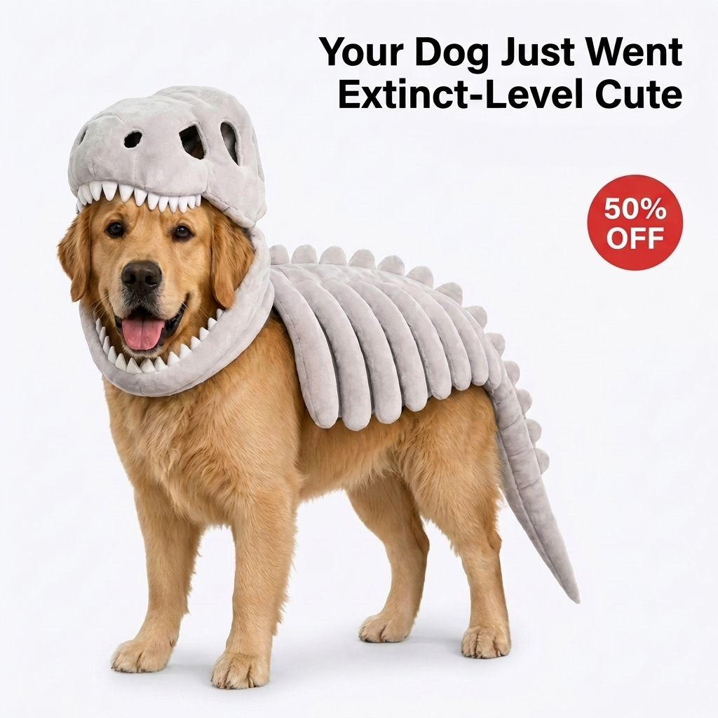 PupRex™ - Dinosaur Skeleton Dog Outfit