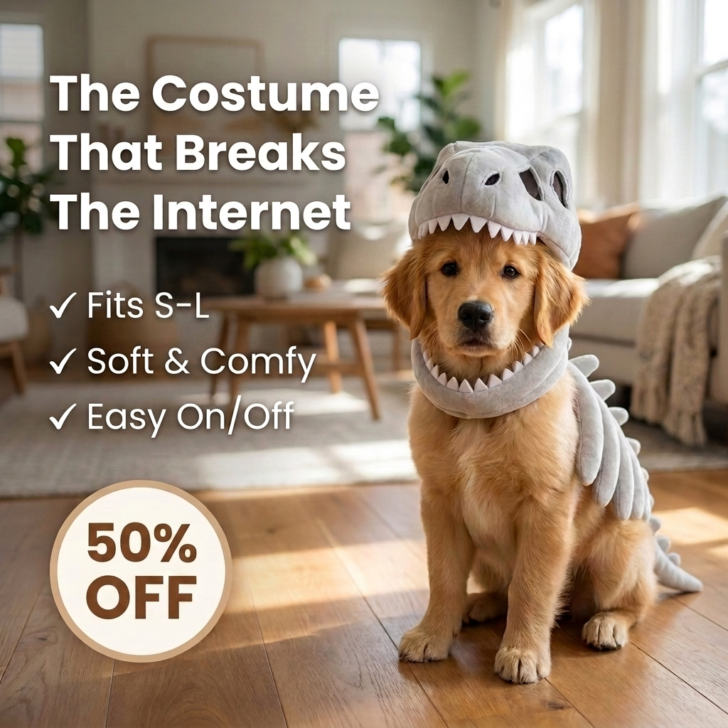 PupRex™ - Dinosaur Skeleton Dog Outfit
